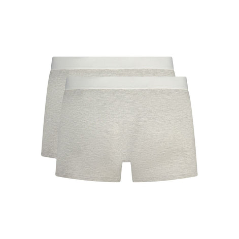 Trussardi Gray Cotton Men Boxer Trussardi