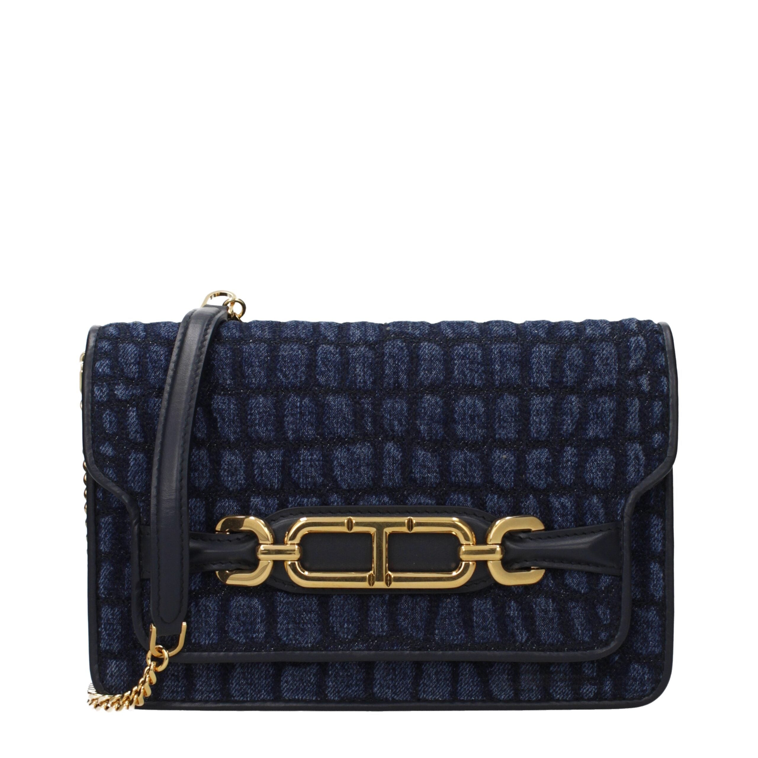 Tom Ford Blue Fabric Clutch Bag Tom Ford