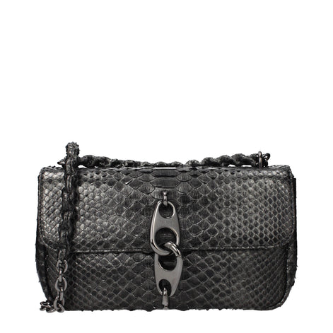 Tom Ford Gray Skin Shoulder Bag Tom Ford