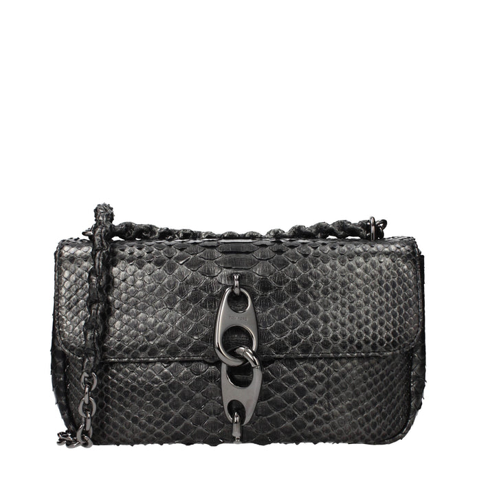 Tom Ford Gray Skin Shoulder Bag Tom Ford