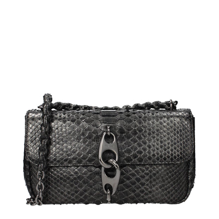 Tom Ford Gray Skin Shoulder Bag Tom Ford