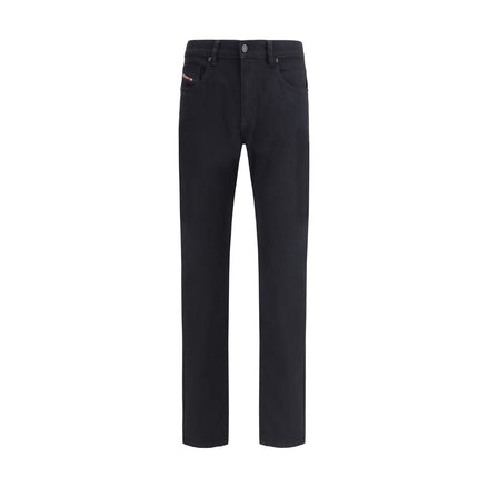 Diesel Black Cotton Slim Fit Jeans Diesel