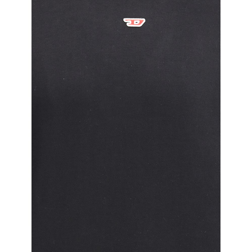 Diesel Black Cotton Sweatshirt Diesel