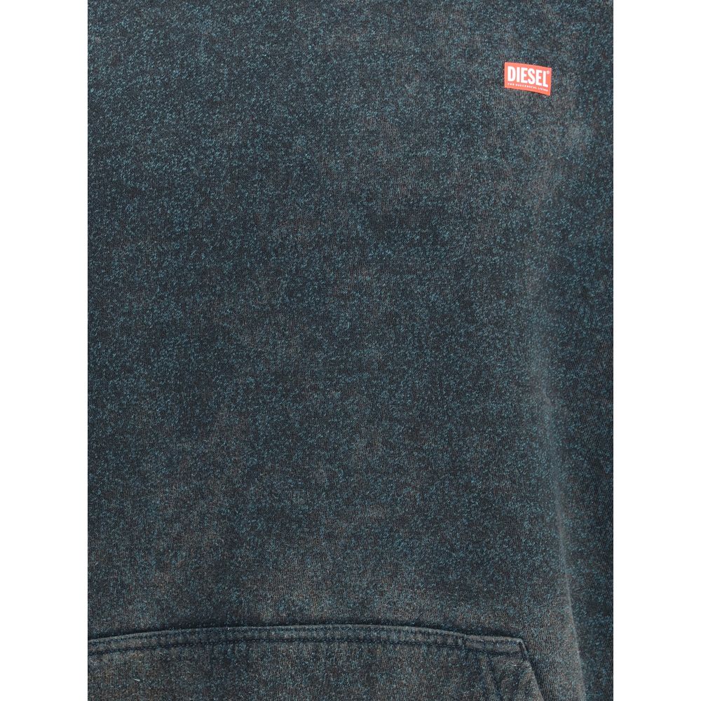 Diesel Black Polyester Sweatshirt Diesel