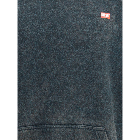 Diesel Black Polyester Sweatshirt Diesel
