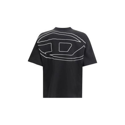 Diesel Black Cotton T-Shirt Diesel