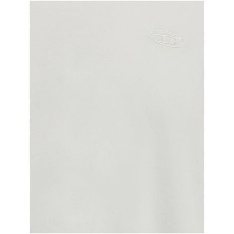 Diesel White Cotton T-Shirt Diesel