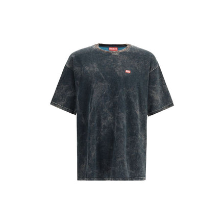 Diesel Black Cotton T-Shirt Diesel