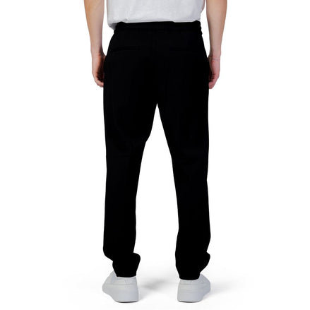 Hugo Boss Black Polyester Casual Pants Hugo Boss