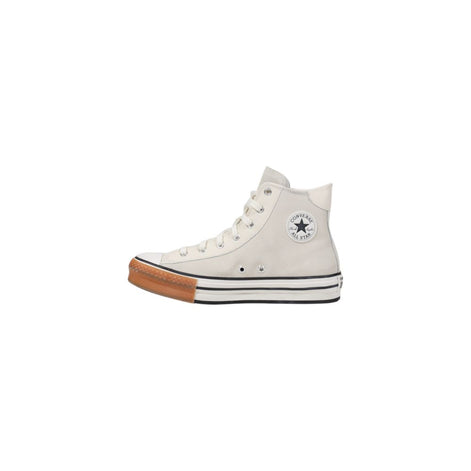 Converse Cream Leather High Top Sneakers Converse
