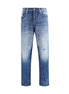 Diesel Blue Cotton Slim Fit Jeans Diesel