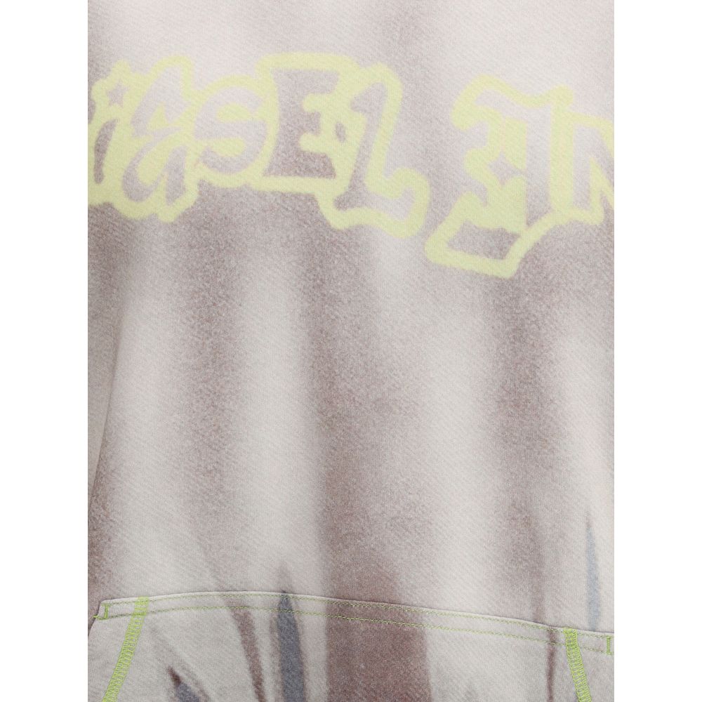 Diesel Gray Cotton Sweatshirt Diesel