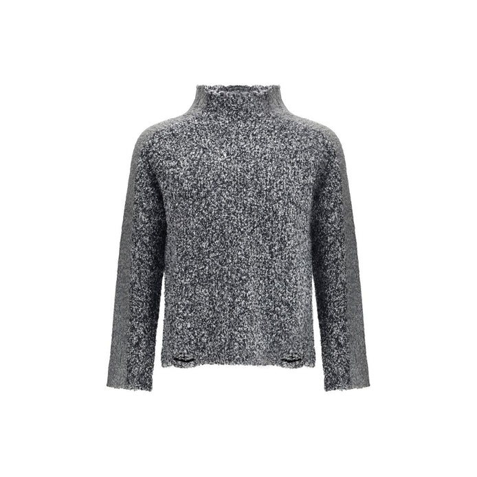 Diesel Gray Wool Sweater Diesel