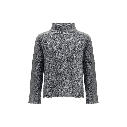 Diesel Gray Wool Sweater Diesel