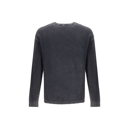 Diesel Gray Cotton Sweatshirt Diesel