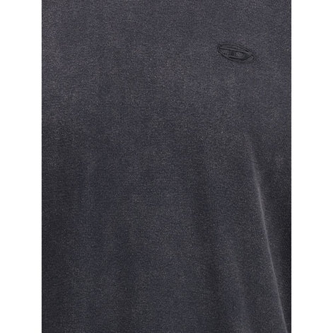 Diesel Gray Cotton Sweatshirt Diesel