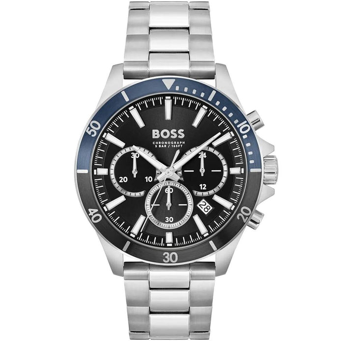 Hugo Boss Gray Stainless Steel Dress Watch Hugo Boss