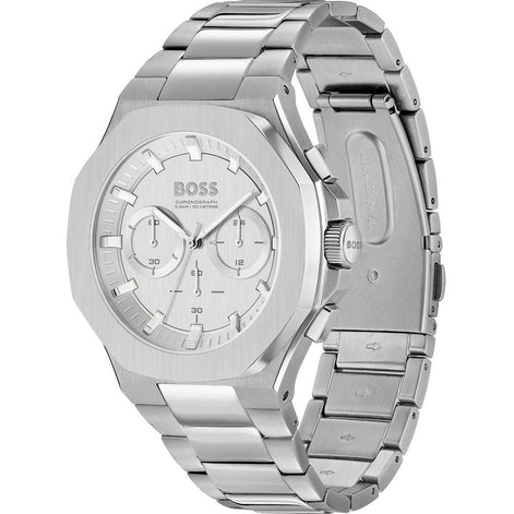 Hugo Boss Gray Stainless Steel Dress Watch Hugo Boss