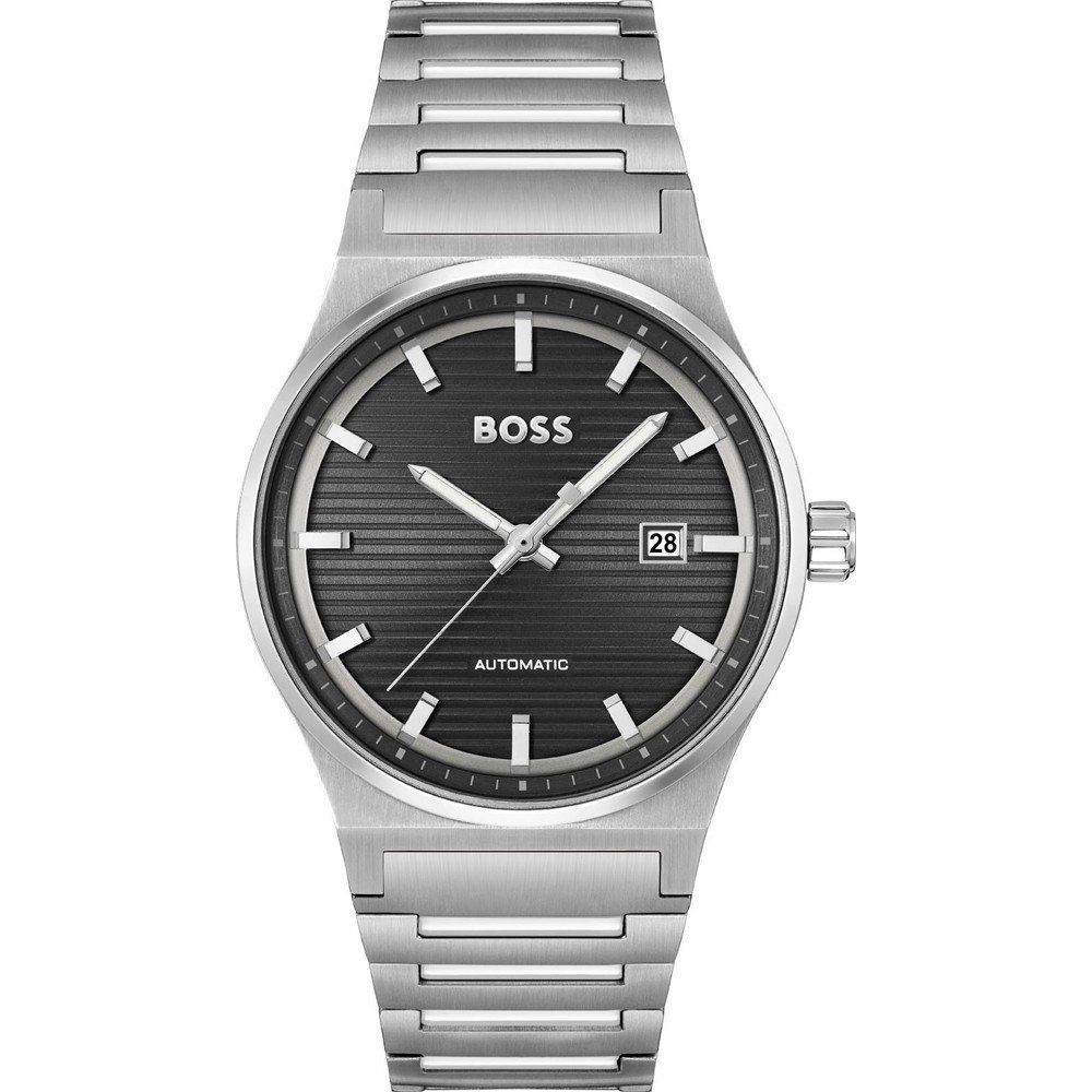 Hugo Boss Gray Stainless Steel Dress Watch Hugo Boss