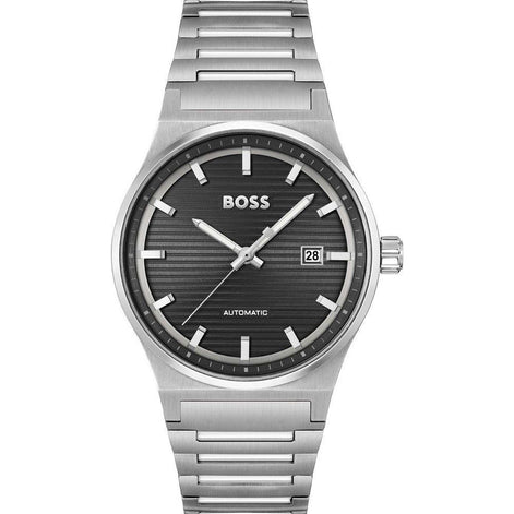 Hugo Boss Gray Stainless Steel Dress Watch Hugo Boss