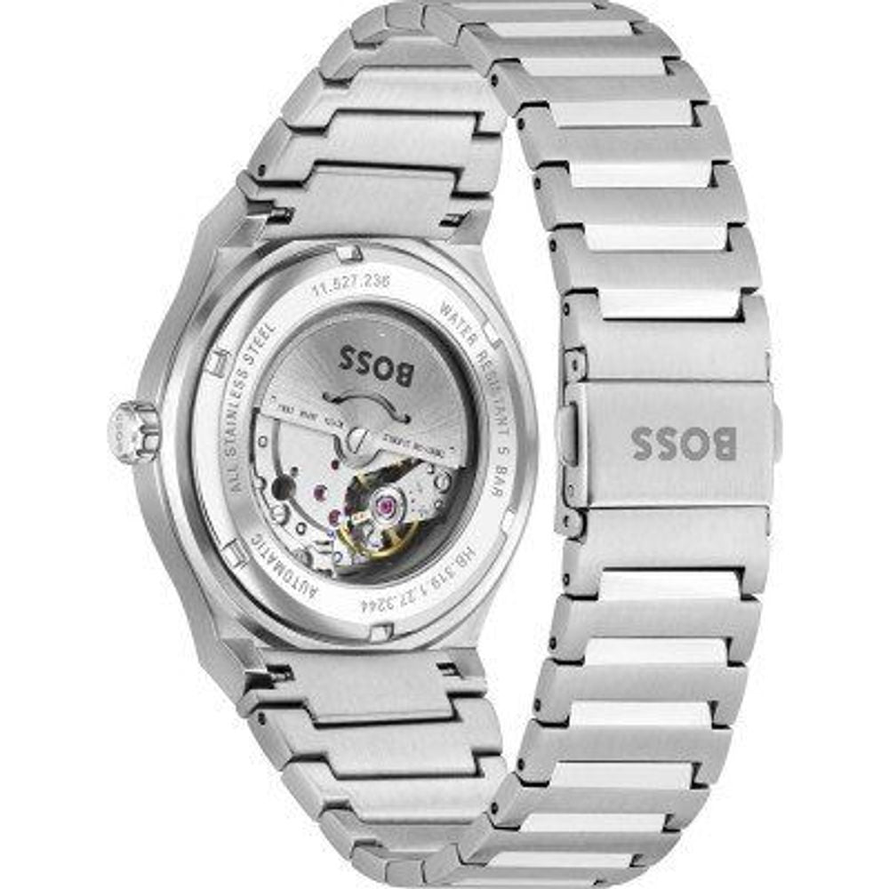 Hugo Boss Gray Stainless Steel Dress Watch Hugo Boss