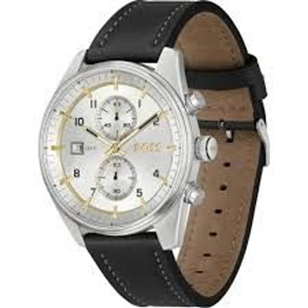Hugo Boss Black Leather Dress Watch Hugo Boss