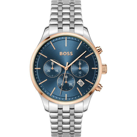Hugo Boss Gray Stainless Steel Dress Watch Hugo Boss