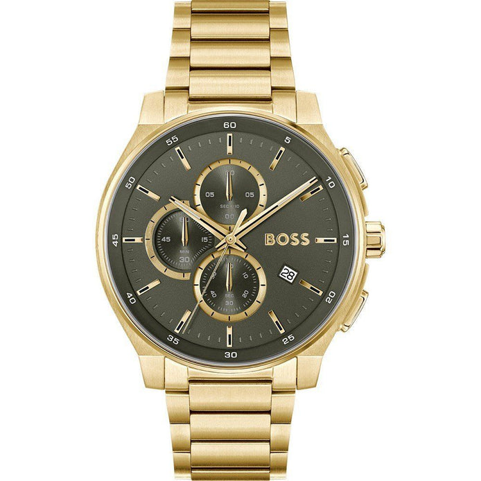 Hugo Boss Gold Stainless Steel Dress Watch Hugo Boss