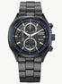 Citizen Black Stainless Steel Sport Watch Citizen