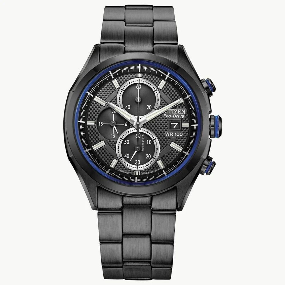 Citizen Black Stainless Steel Sport Watch Citizen