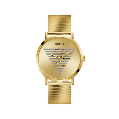 Guess Gold Stainless Steel Dress Watch Guess