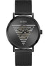 Guess Black Stainless Steel Dress Watch Guess