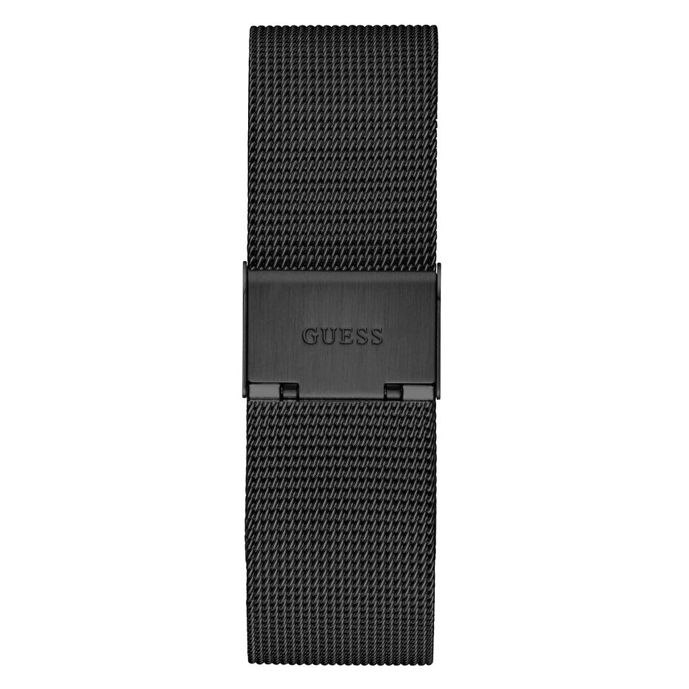 Guess Black Stainless Steel Dress Watch Guess