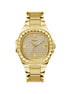 Guess Gold Stainless Steel Dress Watch Guess