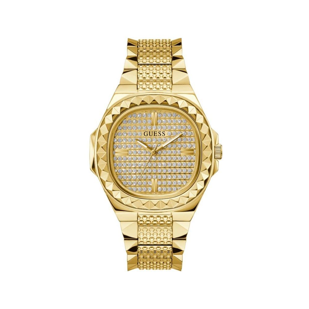 Guess Gold Stainless Steel Dress Watch Guess