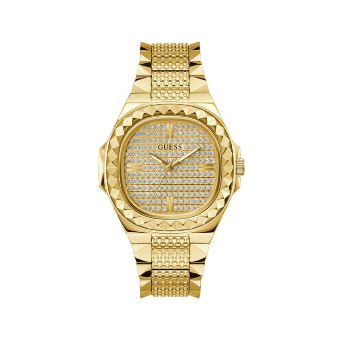 Guess Gold Stainless Steel Dress Watch Guess