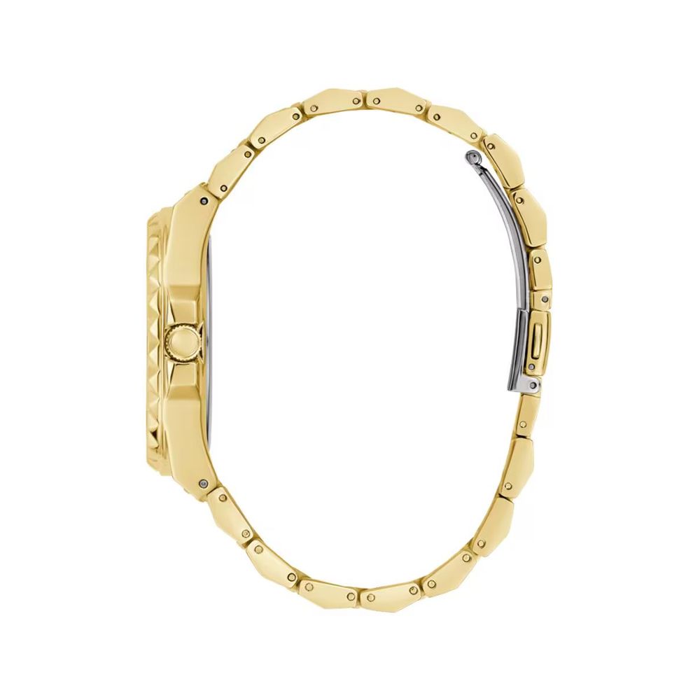 Guess Gold Stainless Steel Dress Watch Guess