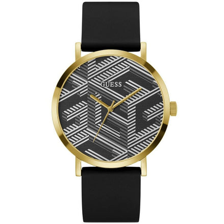 Guess Black Synthetic Dress Watch Guess