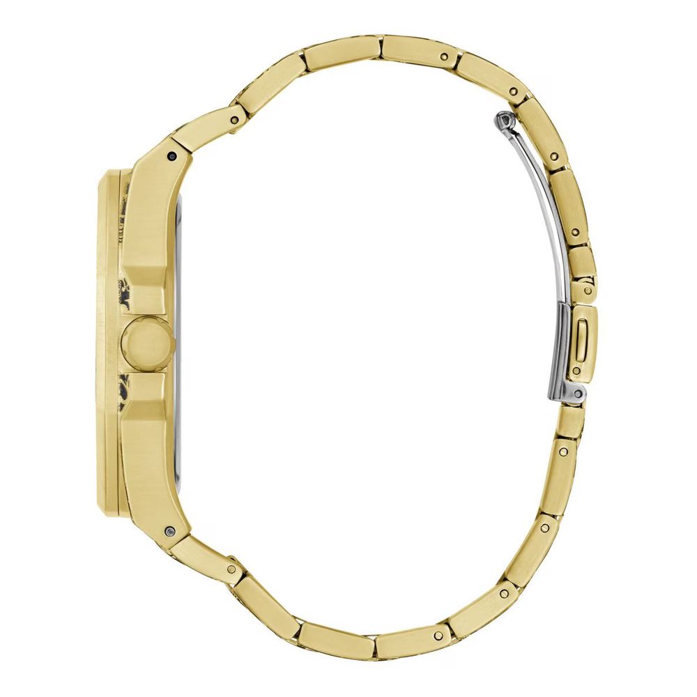 Guess Black Stainless Steel Dress Watch Guess