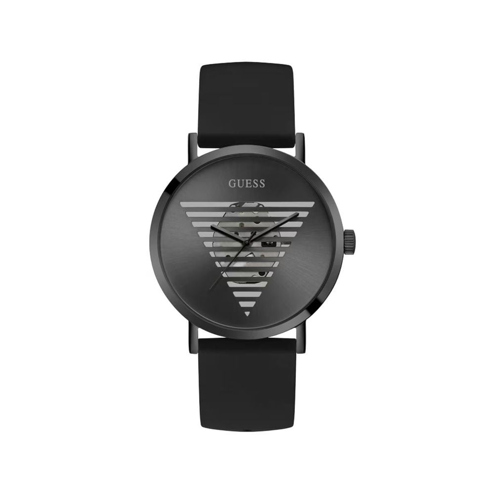 Guess Black Synthetic Dress Watch Guess
