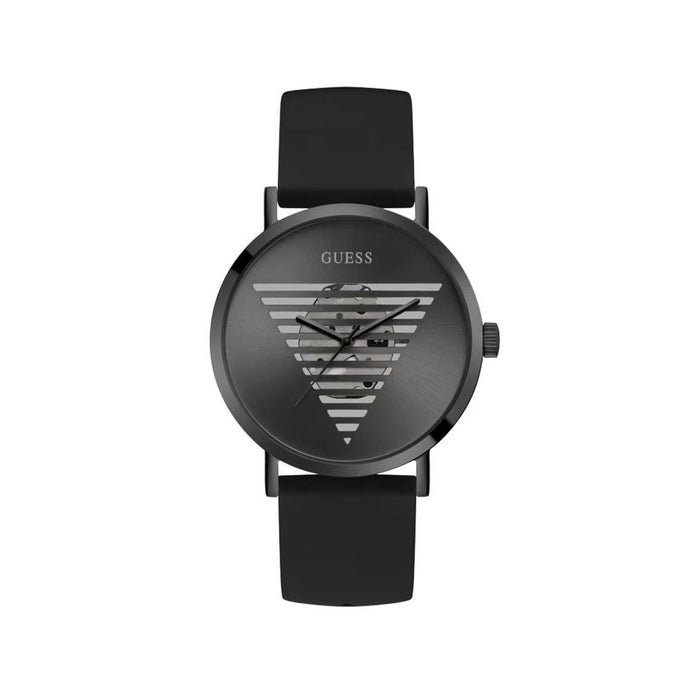 Guess Black Synthetic Dress Watch Guess