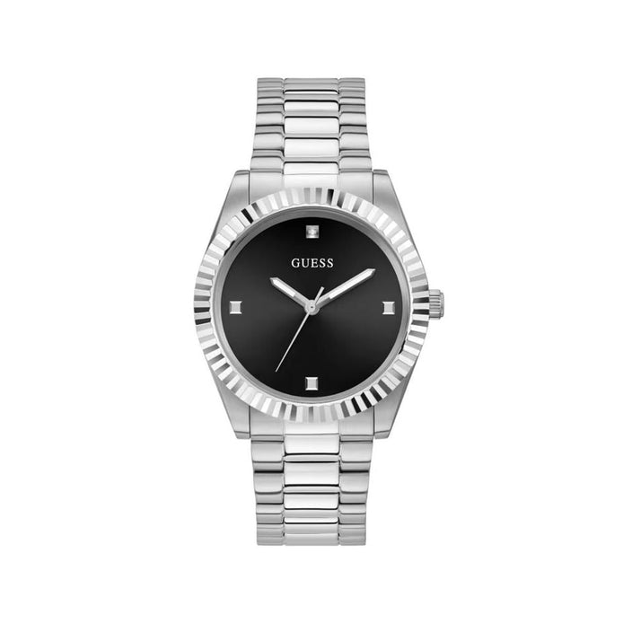 Guess Gray Stainless Steel Dress Watch Guess