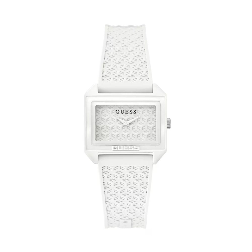 Guess White Synthetic Dress Watch Guess