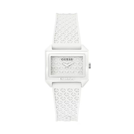 Guess White Synthetic Dress Watch Guess