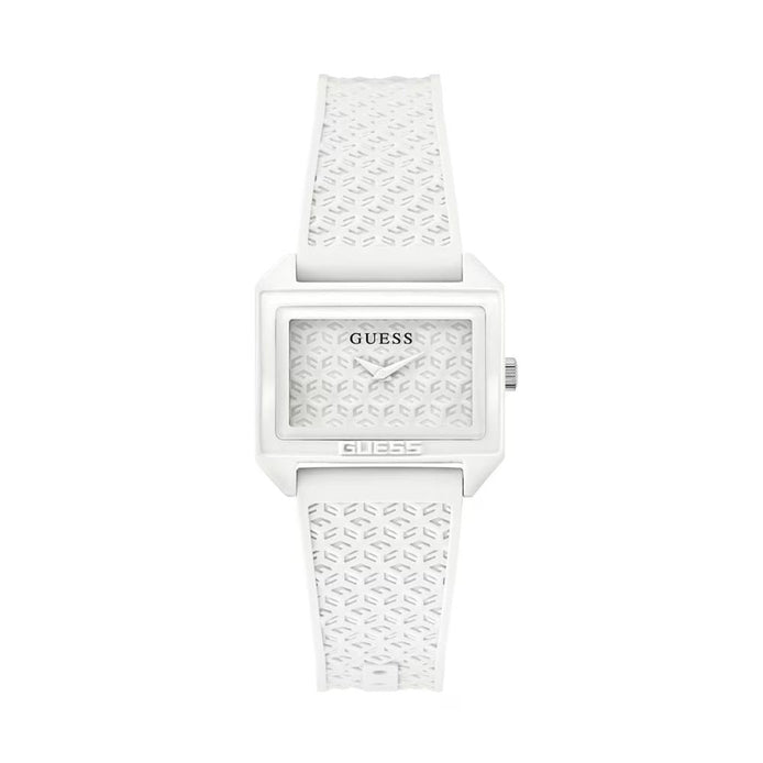 Guess White Synthetic Dress Watch Guess