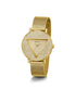 Guess Gold Stainless Steel Dress Watch Guess
