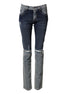 Dolce & Gabbana Blue Two Tone Cotton Men Skinny Denim Jeans Dolce & Gabbana