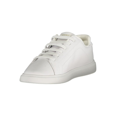 Tommy Hilfiger White Leather Women Sneaker Tommy Hilfiger