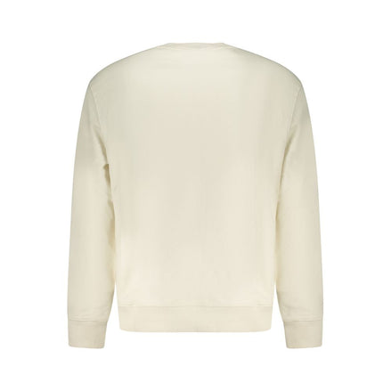 Calvin Klein White Cotton Mens Sweatshirt Calvin Klein