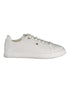 Tommy Hilfiger White Leather Men Sneaker Tommy Hilfiger